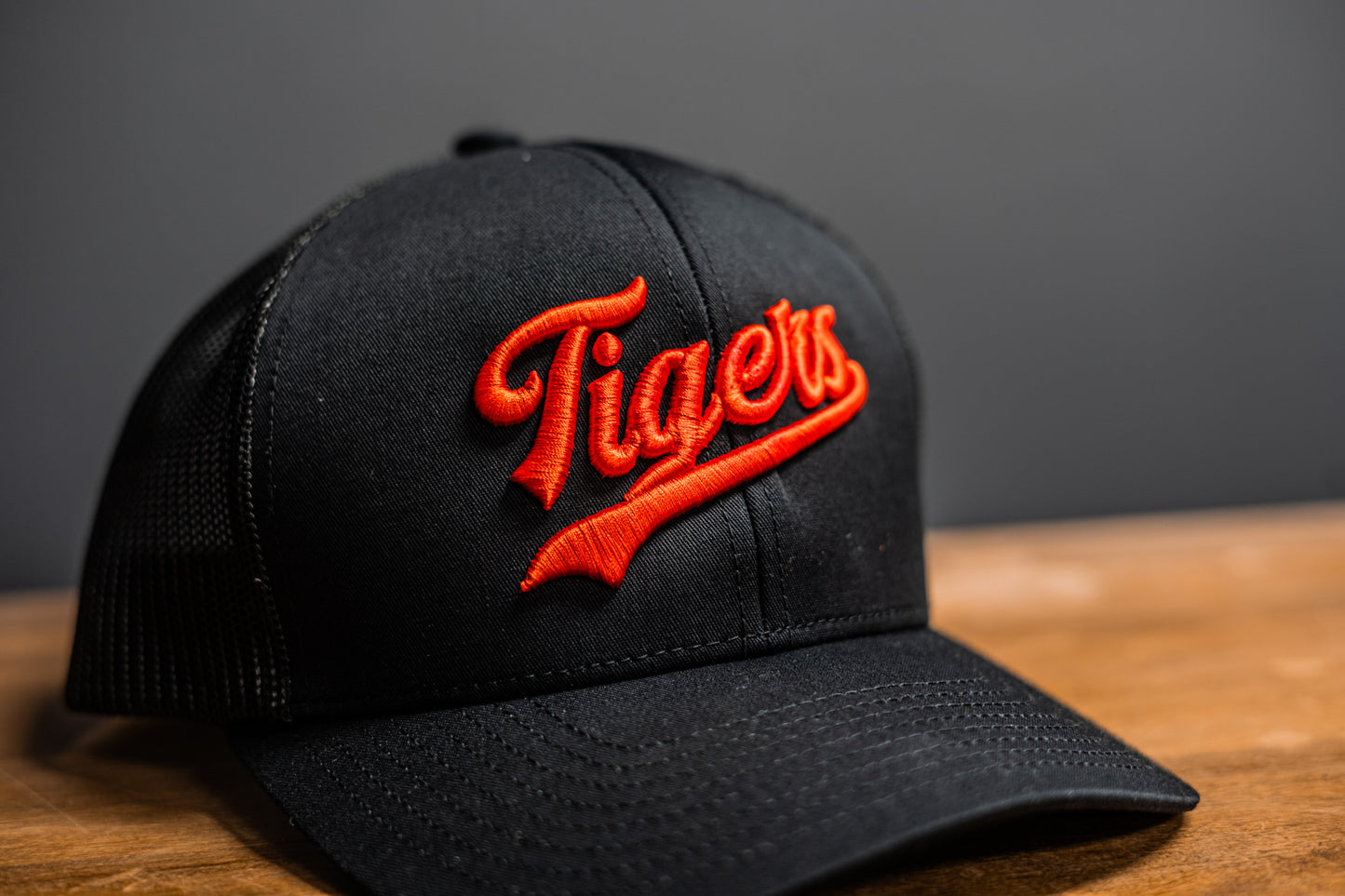 Tigers Orange Athletic Script